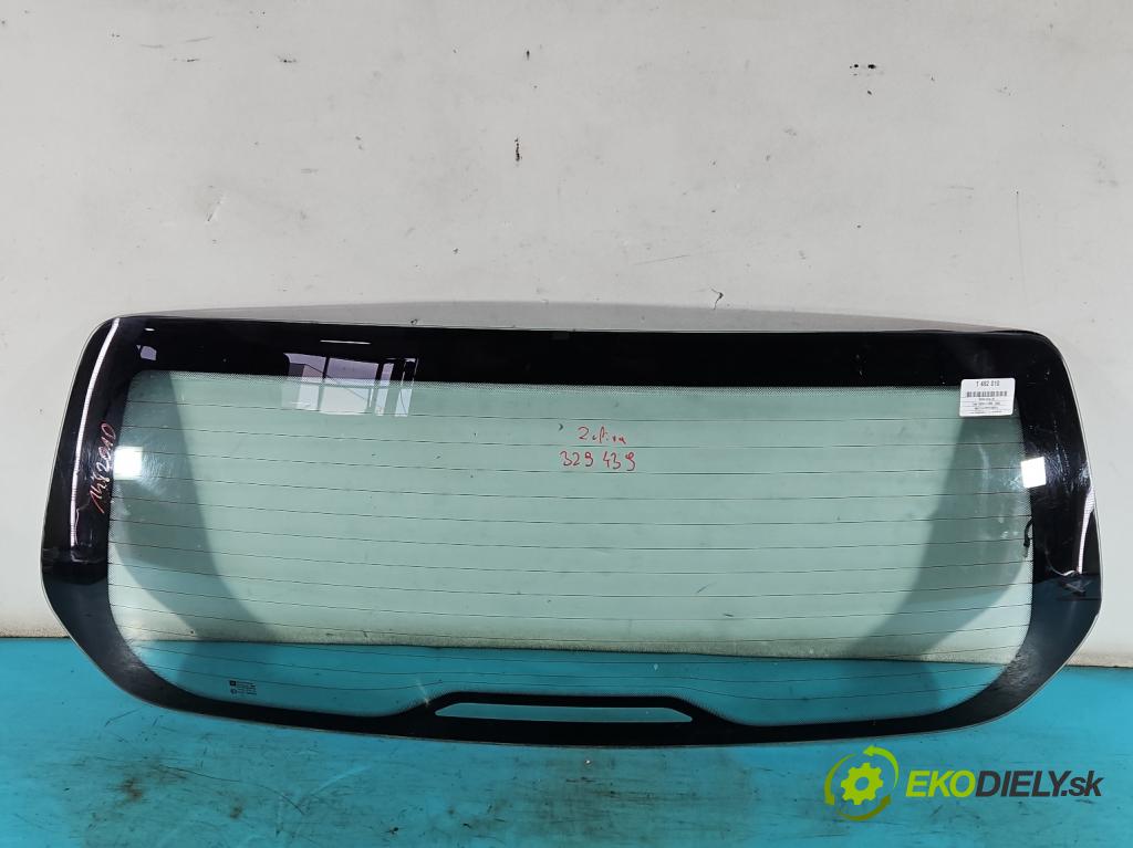 Opel Zafira A 1999-2005 2.0 dtl 82 HP manual 60 kW 1995 cm3 5- sklo zadná  (Sklo zadné)
