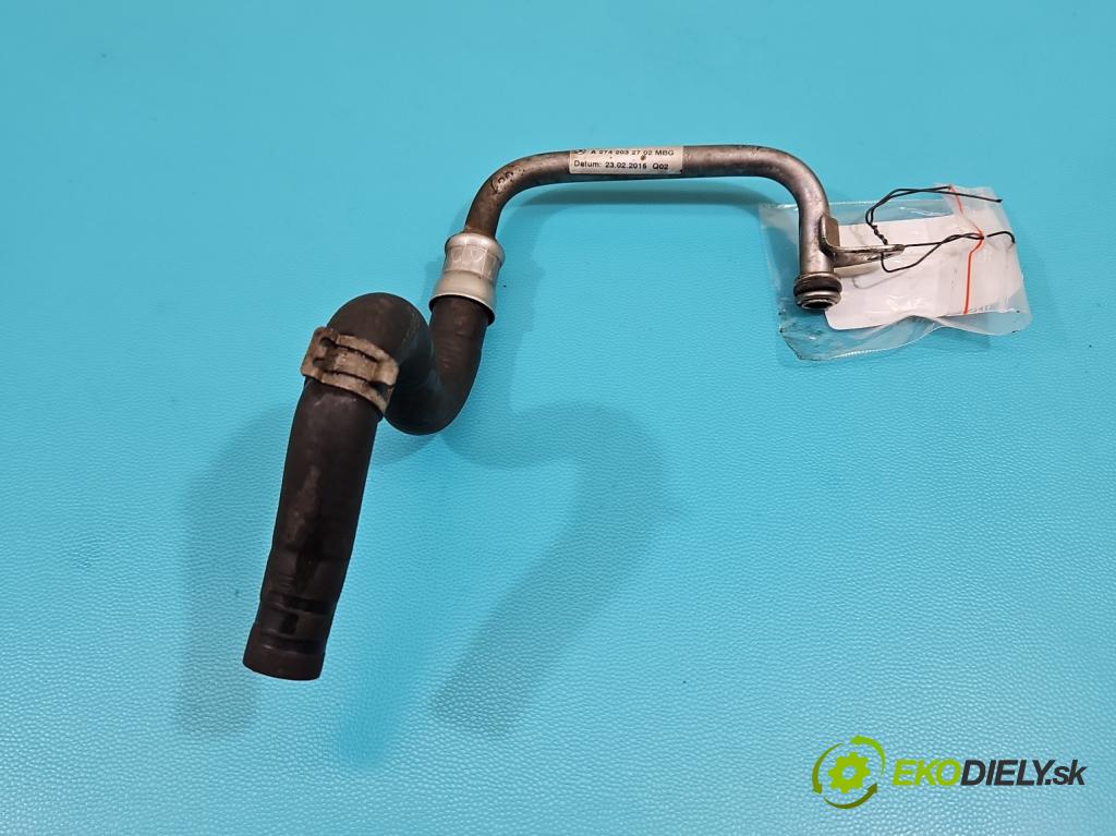 Mercedes C W205 2014–2021 2.0 16V 184 hp automatic 135 kW 1991 cm3 4- Trubka: A2742032702