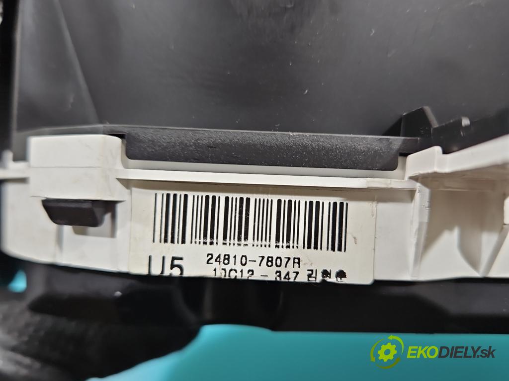 Renault Koleos I 2008-2016 2.0 dci 150 HP manual 110 kW 1995 cm3 5- prístrojovka/ budíky 24810-7807R (Prístrojová doska)