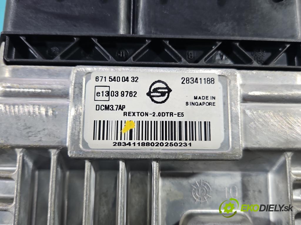 Ssangyong Rexton I 2001-2017 2.0 (671960) 155 HP automatic 114 kW 1998 cm3 5- riadiaca jednotka motora 28341188