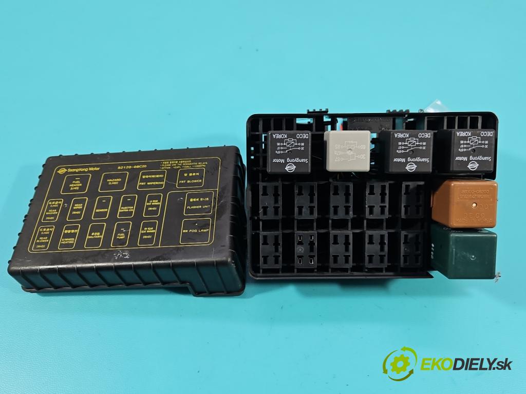 Ssangyong Rexton I 2001-2017 2.0 (671960) 155 hp automatic 114 kW 1998 cm3 5- skříňka pojistková 821B0-08236 (Pojistková skříňka)