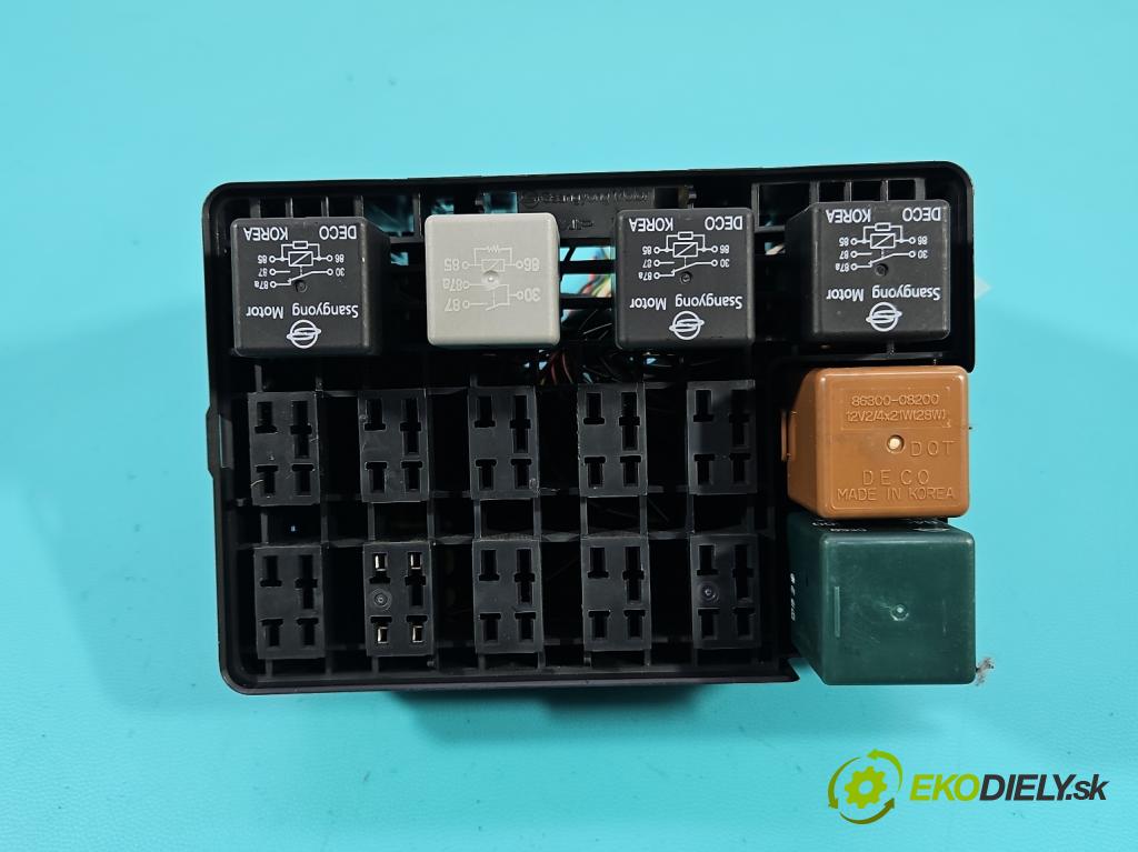 Ssangyong Rexton I 2001-2017 2.0 (671960) 155 hp automatic 114 kW 1998 cm3 5- skříňka pojistková 821B0-08236 (Pojistková skříňka)