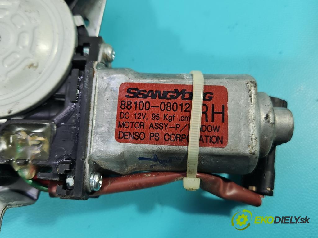 Ssangyong Rexton I 2001-2017 2.0 (671960) 155 hp automatic 114 kW 1998 cm3 5- mechanismus stahování zadní pravý 88100-08012