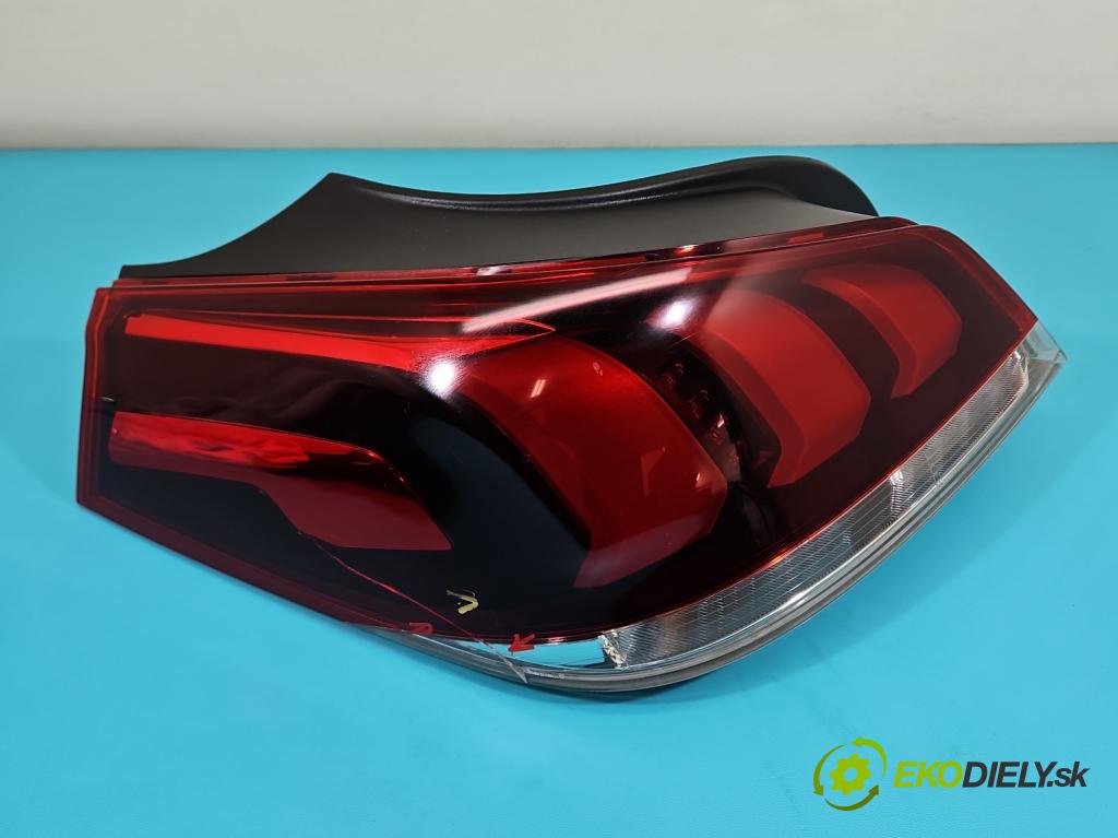 Peugeot 508 I 2010-2018 2.0 hdi 150 hp manual 110 kW 1997 cm3 4- světlo zadní levé 9807242780A (Klika dveří ostatní)