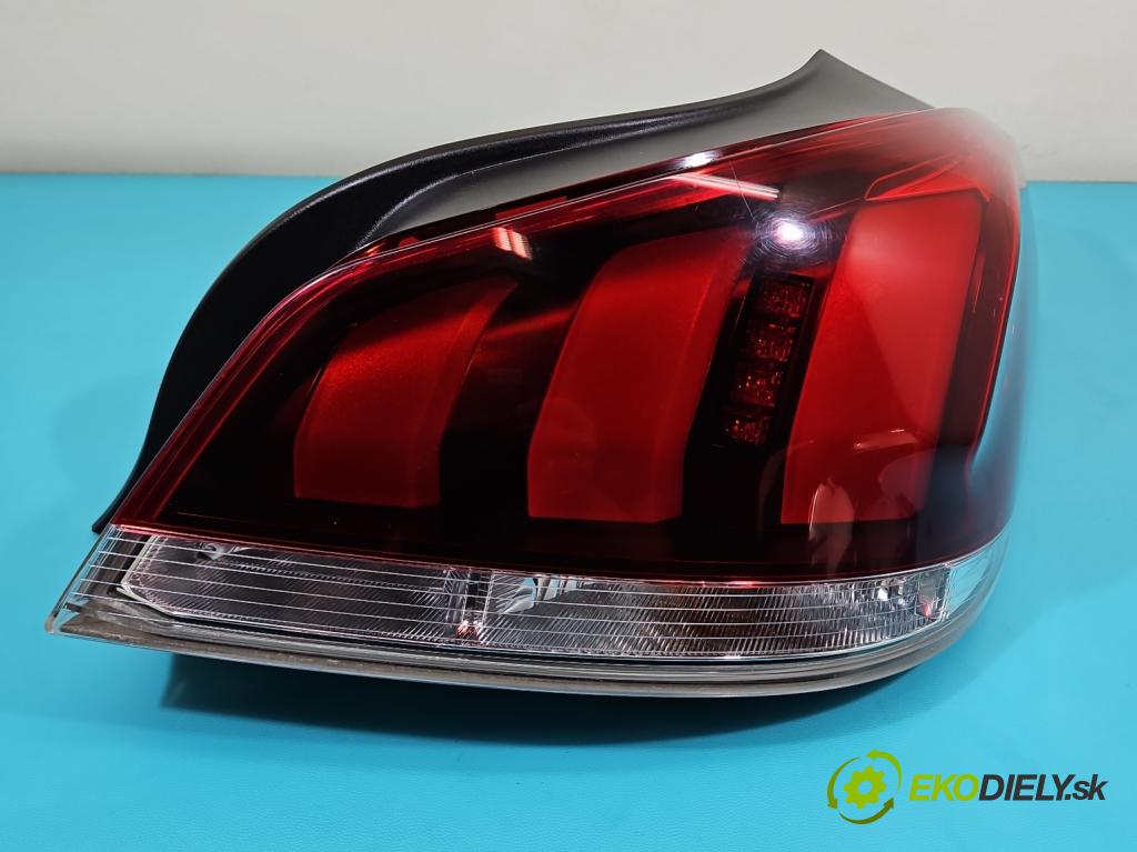 Peugeot 508 I 2010-2018 2.0 hdi 150 HP manual 110 kW 1997 cm3 4- svetlo / reflektor zadné pravé 9807242680A (Kľučka dverí ostatné)
