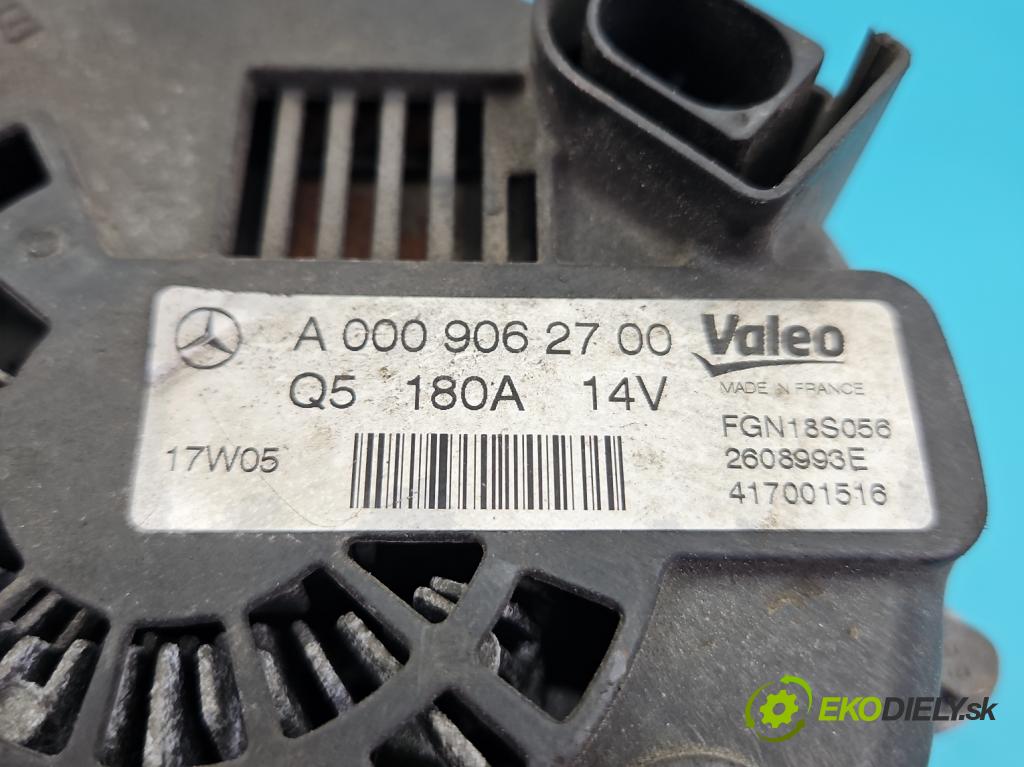 Mercedes Vito W447 2014- 2.1 CDI 136 HP automatic 100 kW 2143 cm3 5- Alternator A0009062700 (Alternátor)
