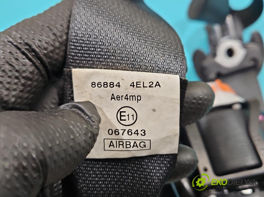 Nissan Qashqai II J11 2013-2021 1.2 T 116 HP manual 85 kW 1197 cm3 5- pas bezpečnosť: predné pravý