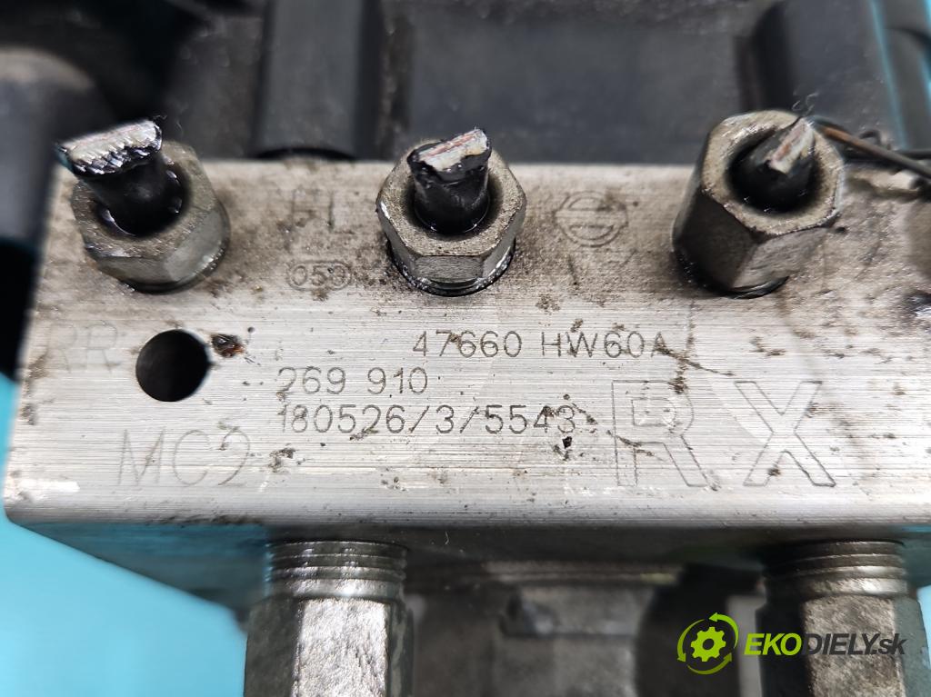 Nissan Qashqai II J11 2013-2021 1.2 T 116 HP manual 85 kW 1197 cm3 5- čerpadlo abs 0265290063 (Pumpa ABS)