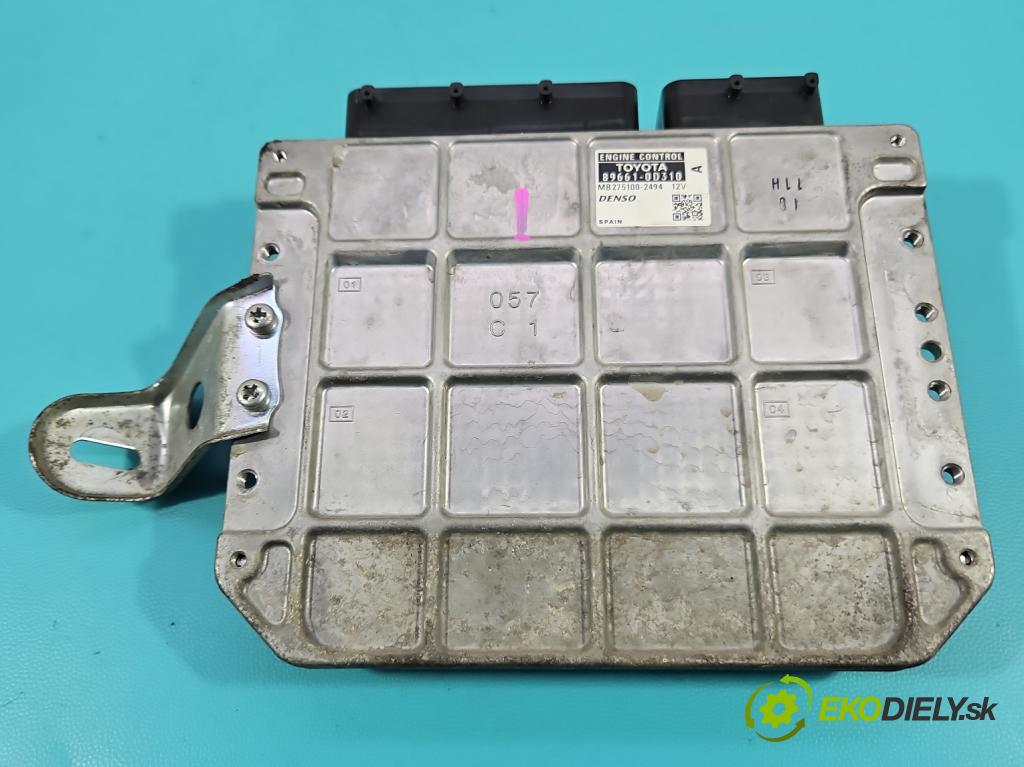 Toyota Yaris II 2005-2011 1.3 vvti 87 HP manual 64 kW 1298 cm3 5- riadiaca jednotka motora 89661-0D310