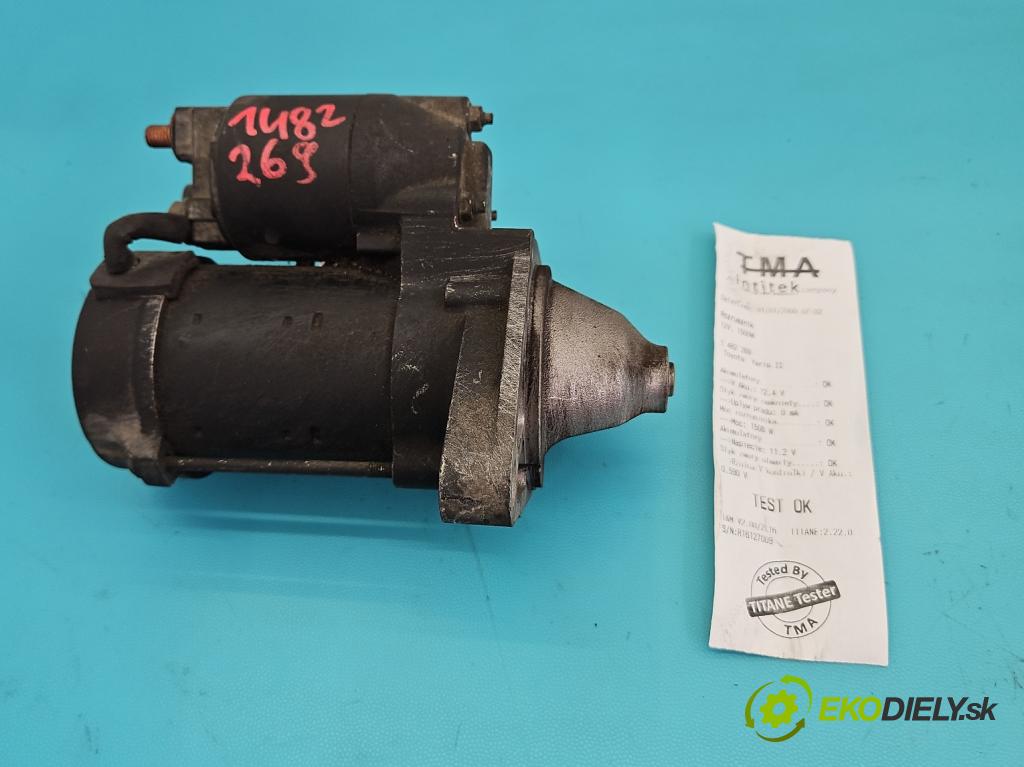 Toyota Yaris II 2005-2011 1.3 vvti 87 HP manual 64 kW 1298 cm3 5- štartér 28100-0J031 (Štartér)