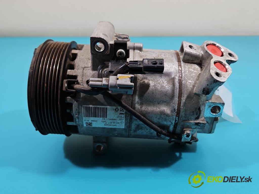Renault Captur I 2013-2019 0.9 Tce 90 HP manual 66 kW 898 cm3 5- Kompresor: klimatizácie 926000734R (Kompresor klimatizácie)