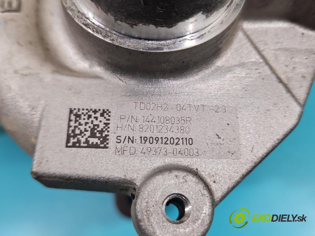 Renault Captur I 2013-2019 0.9 Tce 90 hp manual 66 kW 898 cm3 5- Turbodmychadlo 49373-04003 (Kompletní turbodmychadlo)