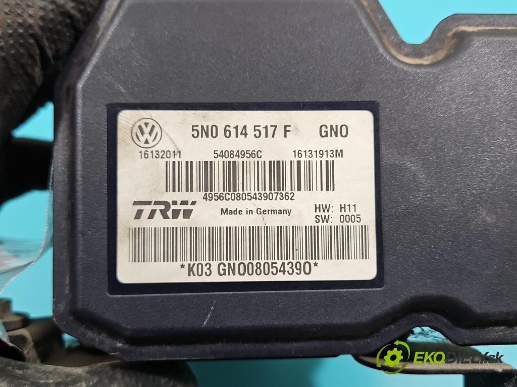 Vw Tiguan I 2007-2016 2.0 tdi 140 HP automatic 103 kW 1968 cm3 5- čerpadlo abs 5N0614517F (Pumpa ABS)