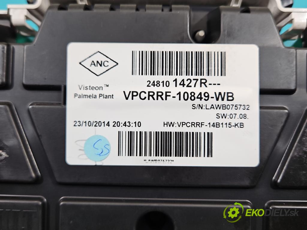 Renault Clio IV 2012-2020 0.9 Tce 90 HP manual 66 kW 898 cm3 5- prístrojovka/ budíky 248101427R (Prístrojová doska)