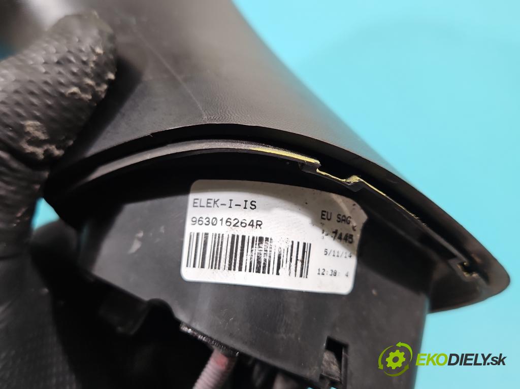 Renault Clio IV 2012-2020 0.9 Tce 90 hp manual 66 kW 898 cm3 5- zpětné zrcátko pravé 963016264R (Klika dveří ostatní)
