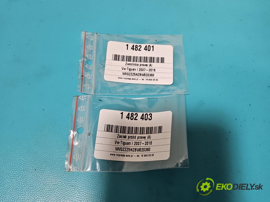 Vw Tiguan I 2007-2016 2.0 tdi 140 hp automatic 103 kW 1968 cm3 5- náboj pravé  (Náboj kola)