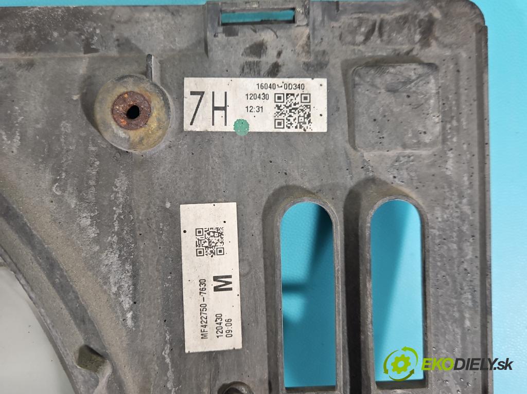 Toyota Avensis III T27 2009-2018 1.8 vvti 147 HP manual 108 kW 1798 cm3 5- Ventilátor chladiča 16040-0D340