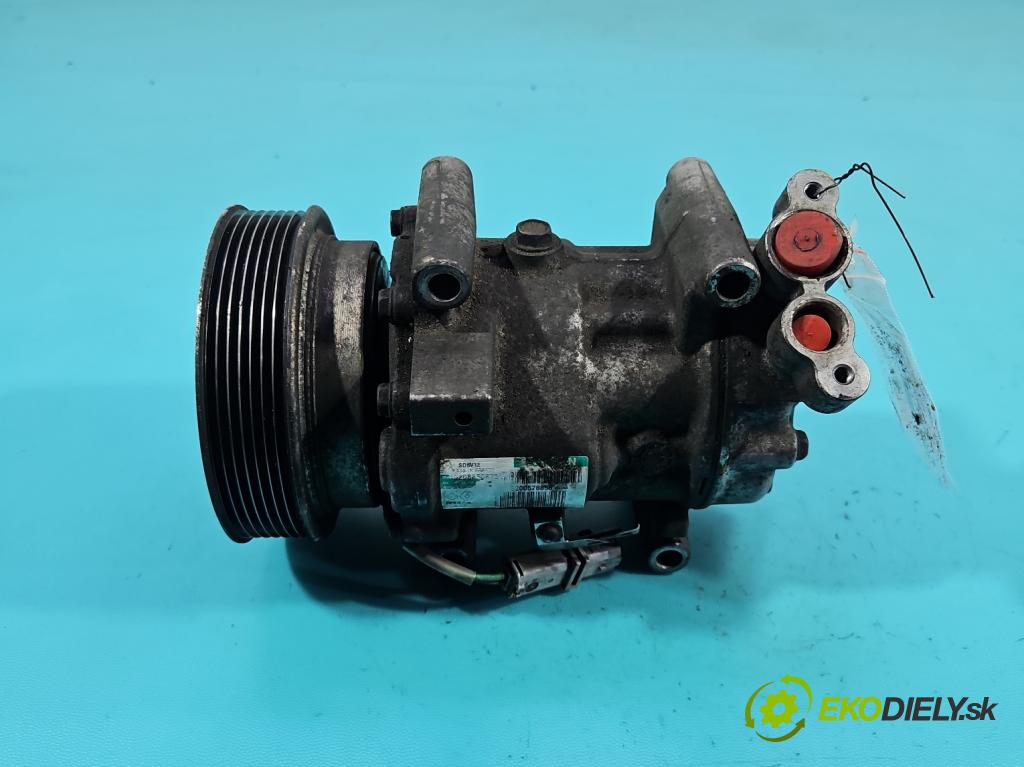 Renault Clio III 2005-2012 1,2.0 16V 75 HP manual 55 kW 1149 cm3 5- Kompresor: klimatizácie  (Kompresor klimatizácie)