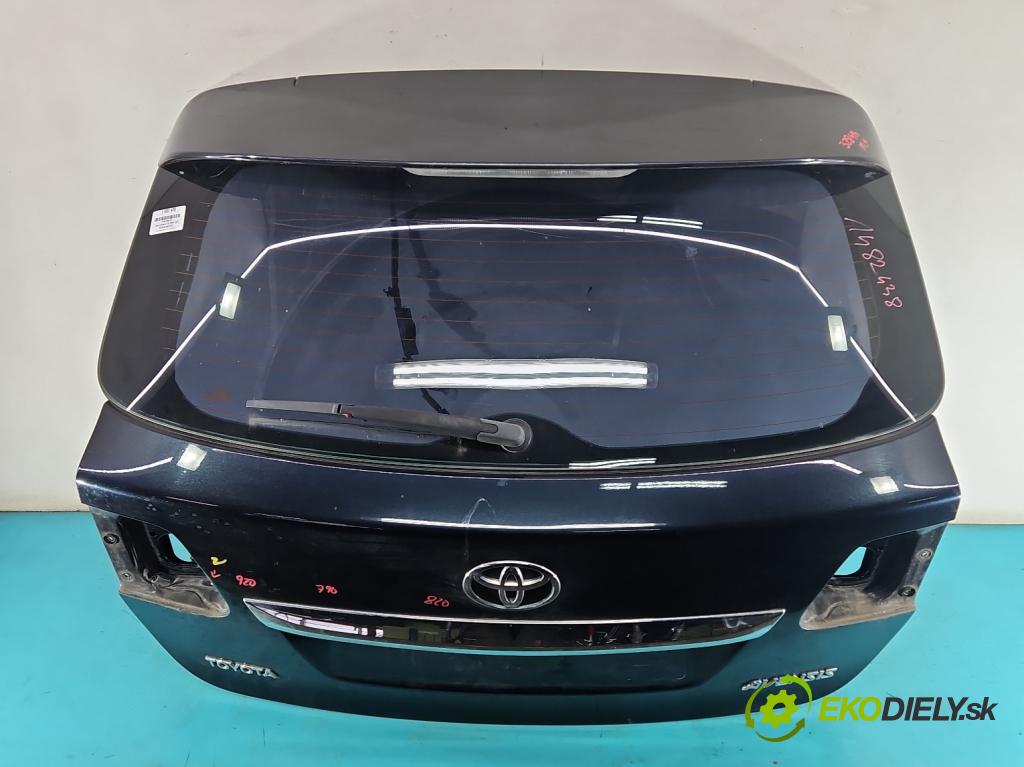 Toyota Avensis III T27 2009-2018 1.8 vvti 147 hp manual 108 kW 1798 cm3 5- zadní kufrové dveře  (Zadní kapota (kufr))