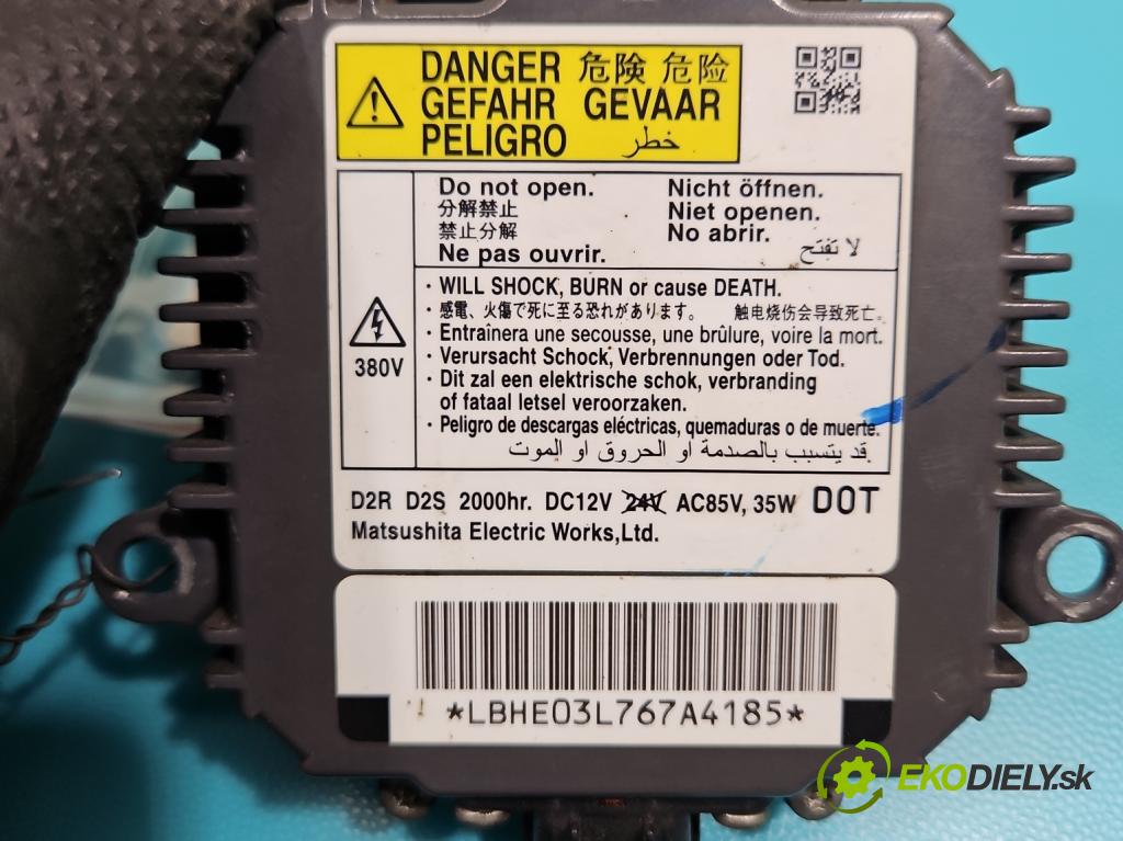 Honda CR-V III 2006-2011 2.2 i-CTDi 140 HP manual 103 kW 2204 cm3 5- střídač: xenon  (Riadiaca jednotka xenónu)