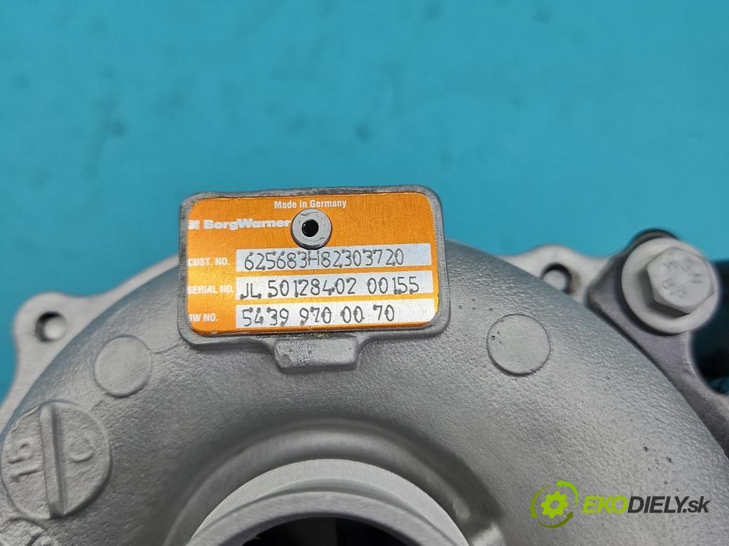 Renault Scenic II 2003-2009 1.5 dci 106 HP manual 78 kW 1461 cm3 5- turbodúchadlo, turbo repasovaná 54399700070