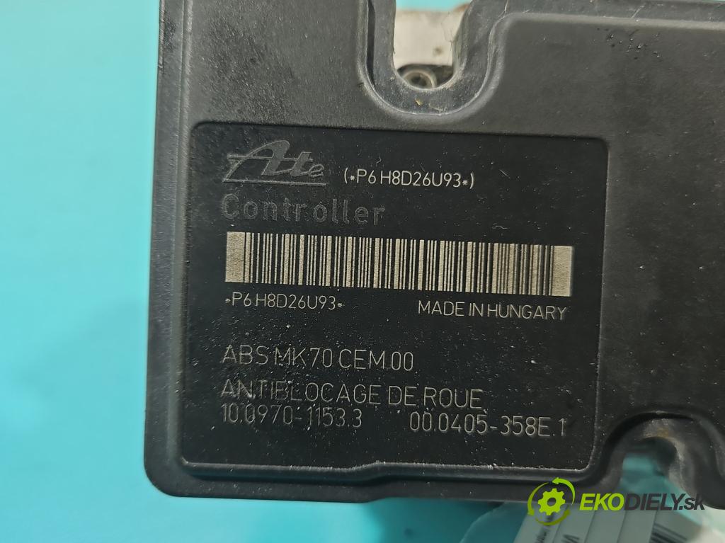 Peugeot 207 1.4 8V 73 hp manual 54 kW 1360 cm3 3- čerpadlo abs 9665344180 (Pumpa ABS)