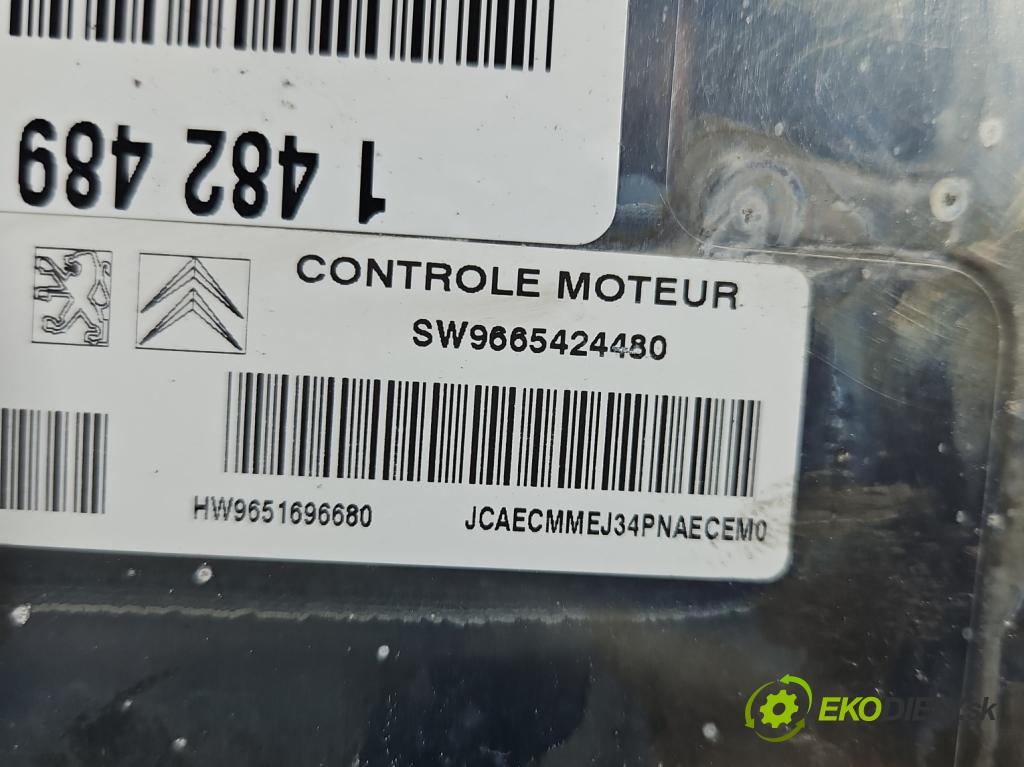 Peugeot 207 1.4 8V 73 HP manual 54 kW 1360 cm3 3- riadiaca jednotka motora 9665424480