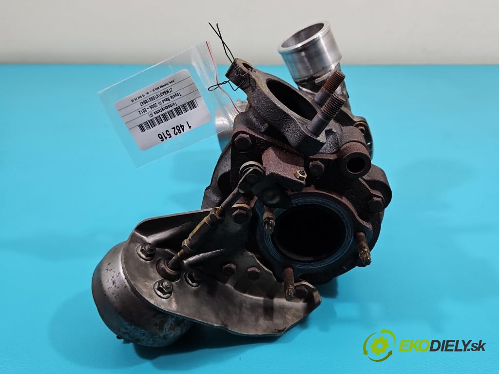 Toyota Rav4 III 2005-2012 2.2 D4D 136hp manual 100 kW 2231 cm3 5- Turbodmychadlo VB17 (Kompletní turbodmychadlo)