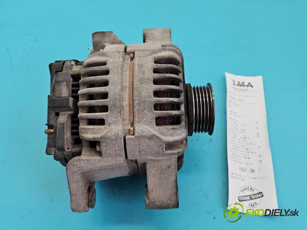 Opel Zafira A 1999-2005 1.8 16V 125 HP manual 92 kW 1796 cm3 5- Alternator 0124425009 (Alternátor)