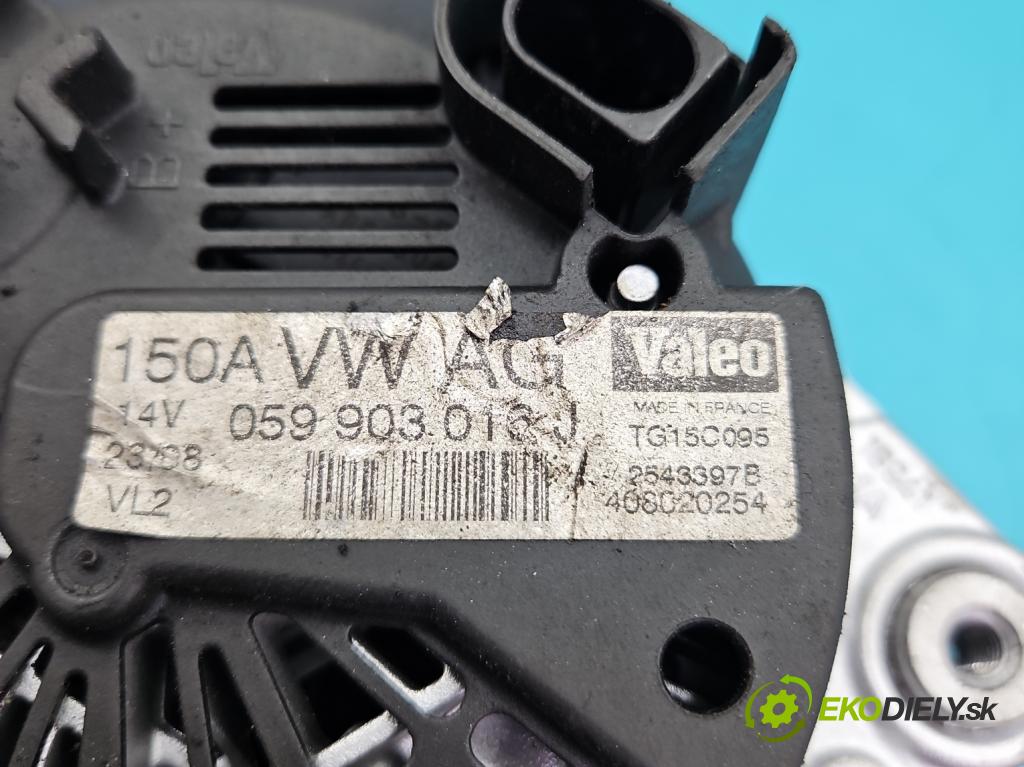 Audi A4 B8 2007-2015 3.0 tdi 239KM automatic 176 kW 2967 cm3 5- Alternator 059903016J (Alternátor)
