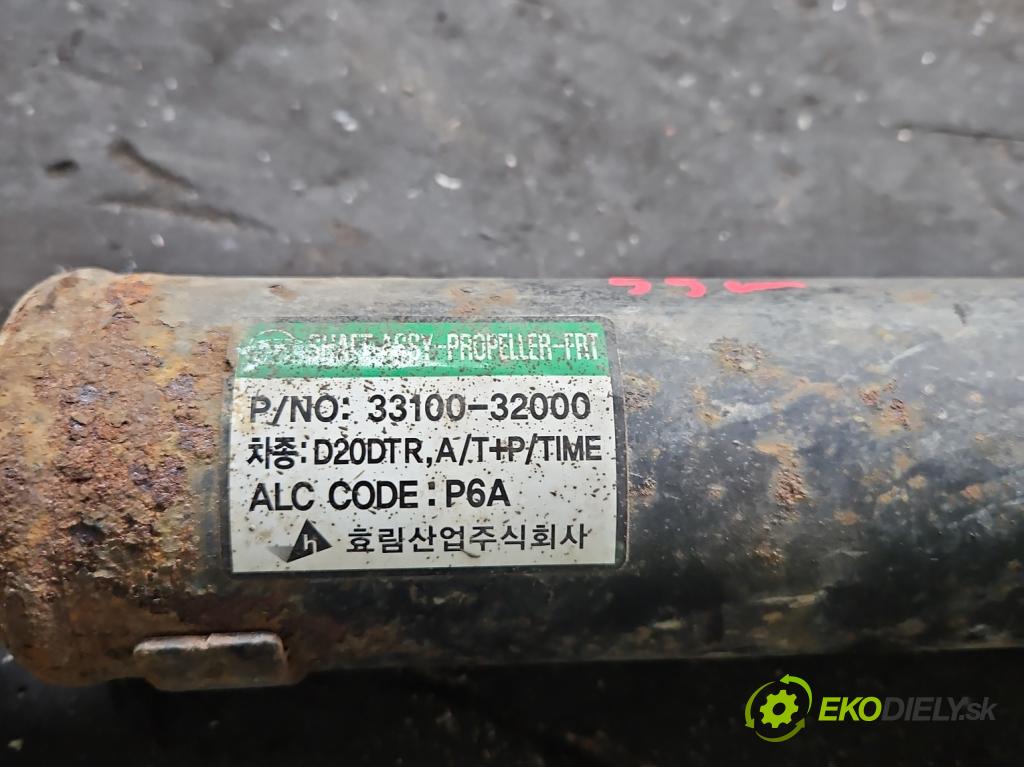 Ssangyong Rexton I 2001-2017 2.0 (671960) 155 hp automatic 114 kW 1998 cm3 5- hřídel hnací přední 33100-32000