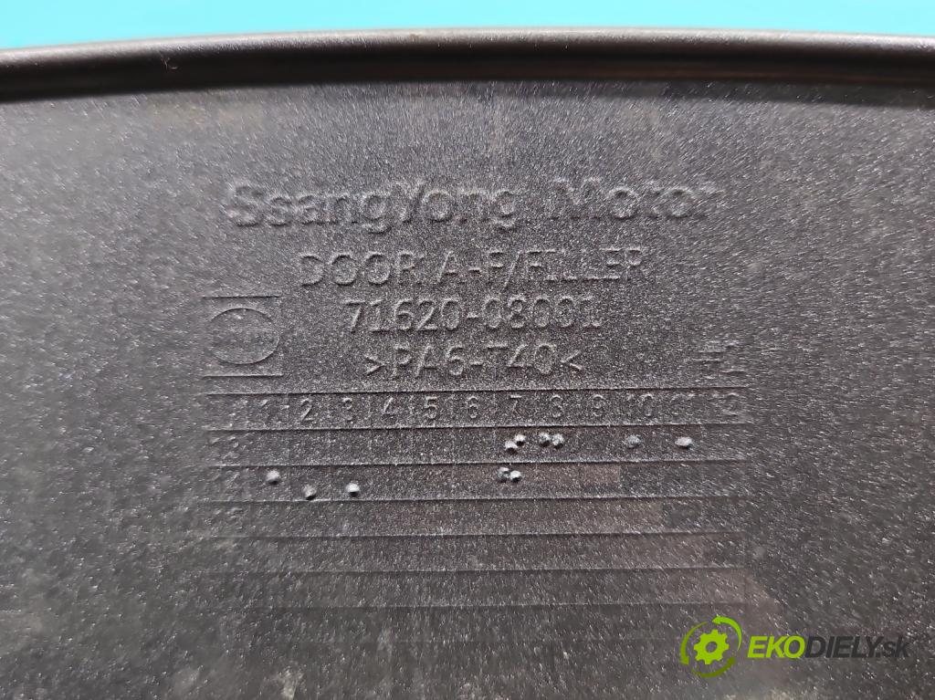 Ssangyong Rexton I 2001-2017 2.0 (671960) 155 hp automatic 114 kW 1998 cm3 5- Klapka nalévání paliva 71620-08001 (Klika dveří ostatní)
