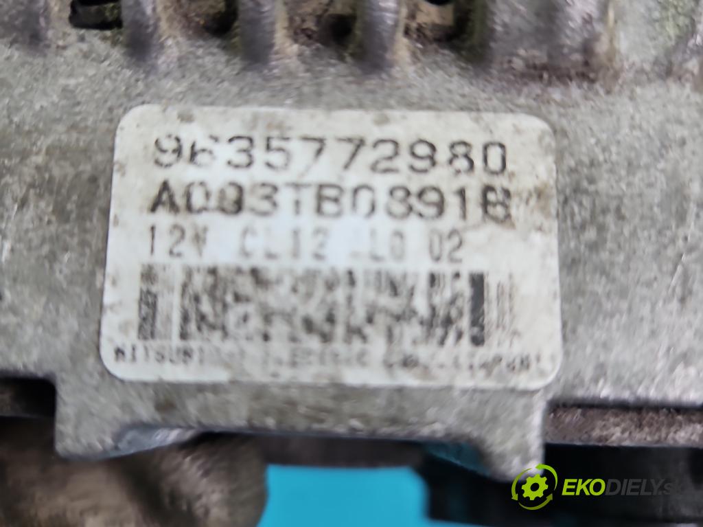 Peugeot 607 2.2 16V 158 HP automatic 116 kW 2230 cm3 4- Alternator 9635772980 (Alternátor)