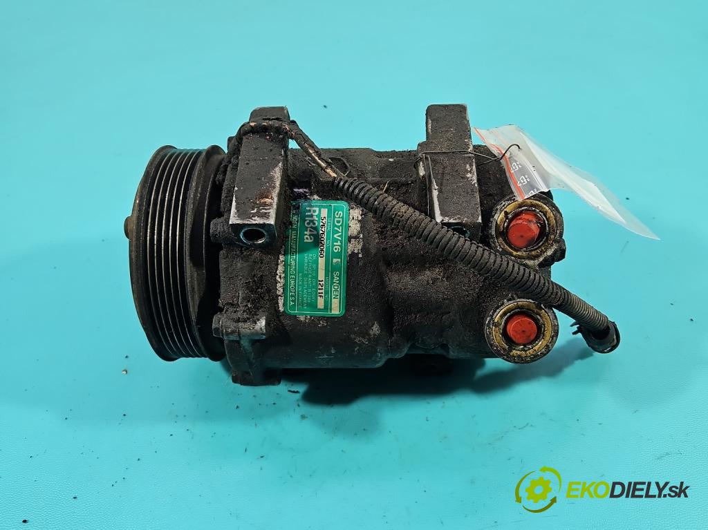 Peugeot 607 2.2 16V 158 HP automatic 116 kW 2230 cm3 4- Kompresor: klimatizácie 5767607060 (Kompresor klimatizácie)