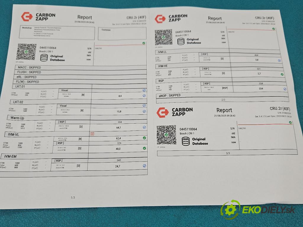 Hyundai Matrix 1.5 crdi 82 HP manual 60,3 kW 1493 cm3 5- vstrek 0445110064 (Vstrekovač paliva)
