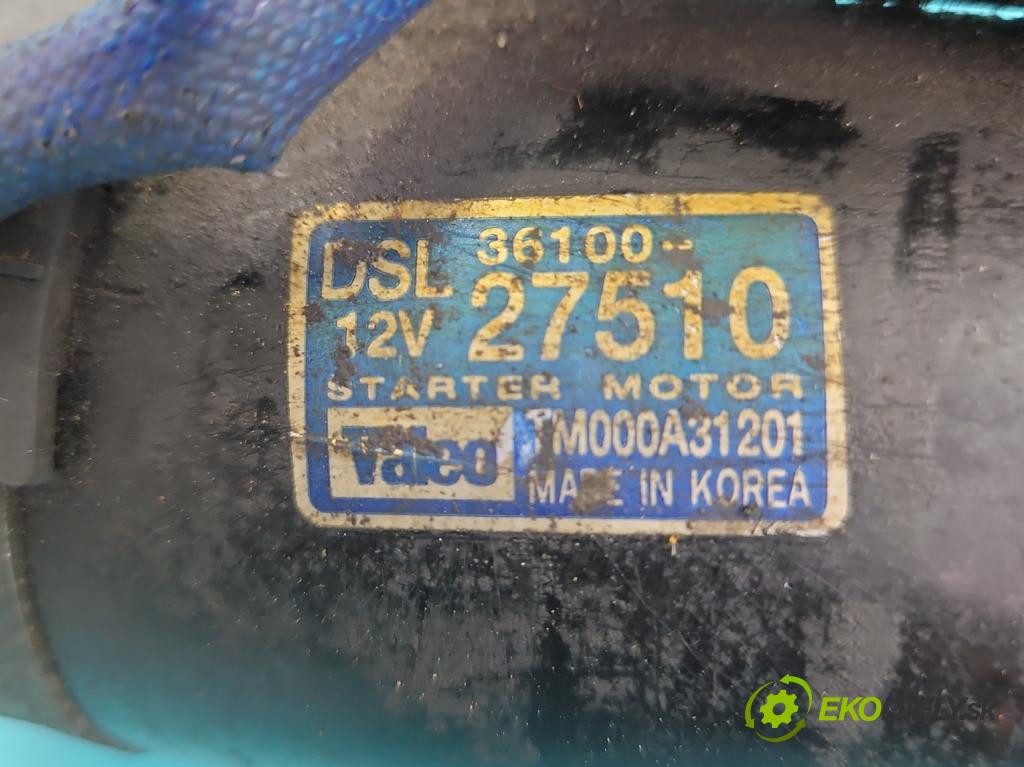 Hyundai Matrix 1.5 crdi 82 HP manual 60,3 kW 1493 cm3 5- štartér 36100-27510 (Štartér)