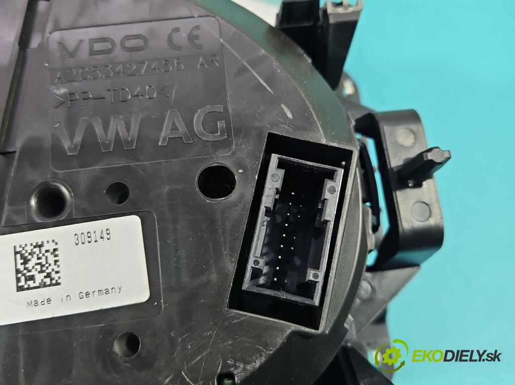 Vw Golf VII 2012-2020 1.4 TSI 150 HP automatic 110 kW 1395 cm3 5- prístrojovka/ budíky 5G1920750 (Prístrojová doska)