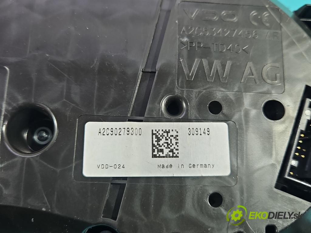 Vw Golf VII 2012-2020 1.4 TSI 150 HP automatic 110 kW 1395 cm3 5- prístrojovka/ budíky 5G1920750 (Prístrojová doska)