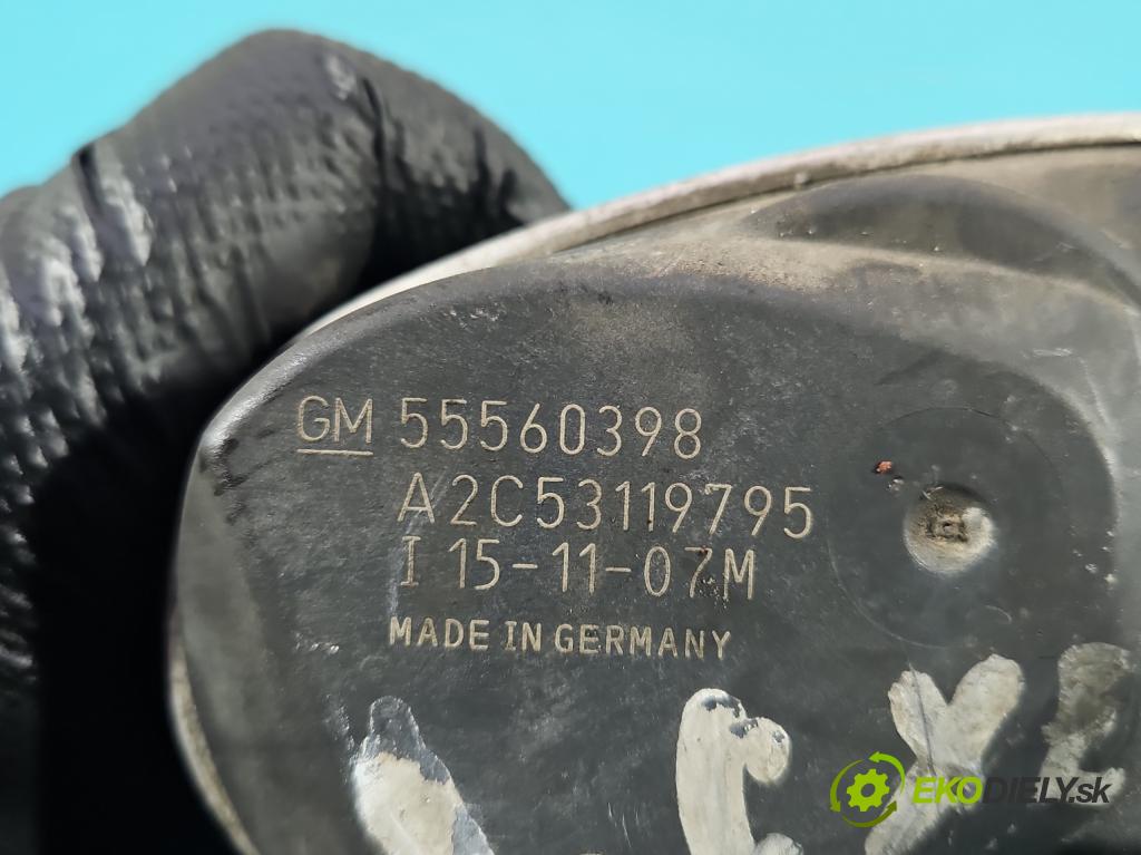 Opel Astra III 2004-2014 1.6 16V 105 HP manual 77 kW 1598 cm3 5- klapka 55560398 (Škrtiaca klapka)