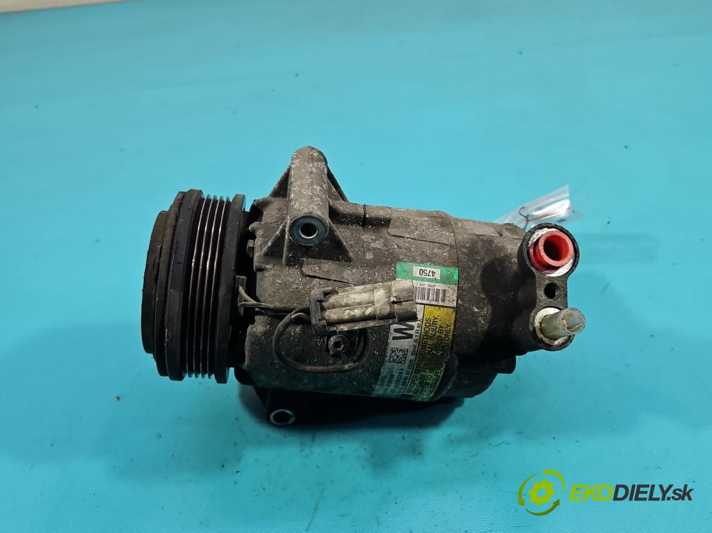 Opel Astra III 2004-2014 1.6 16V 105 HP manual 77 kW 1598 cm3 5- Kompresor: klimatizácie 13124750 (Kompresor klimatizácie)