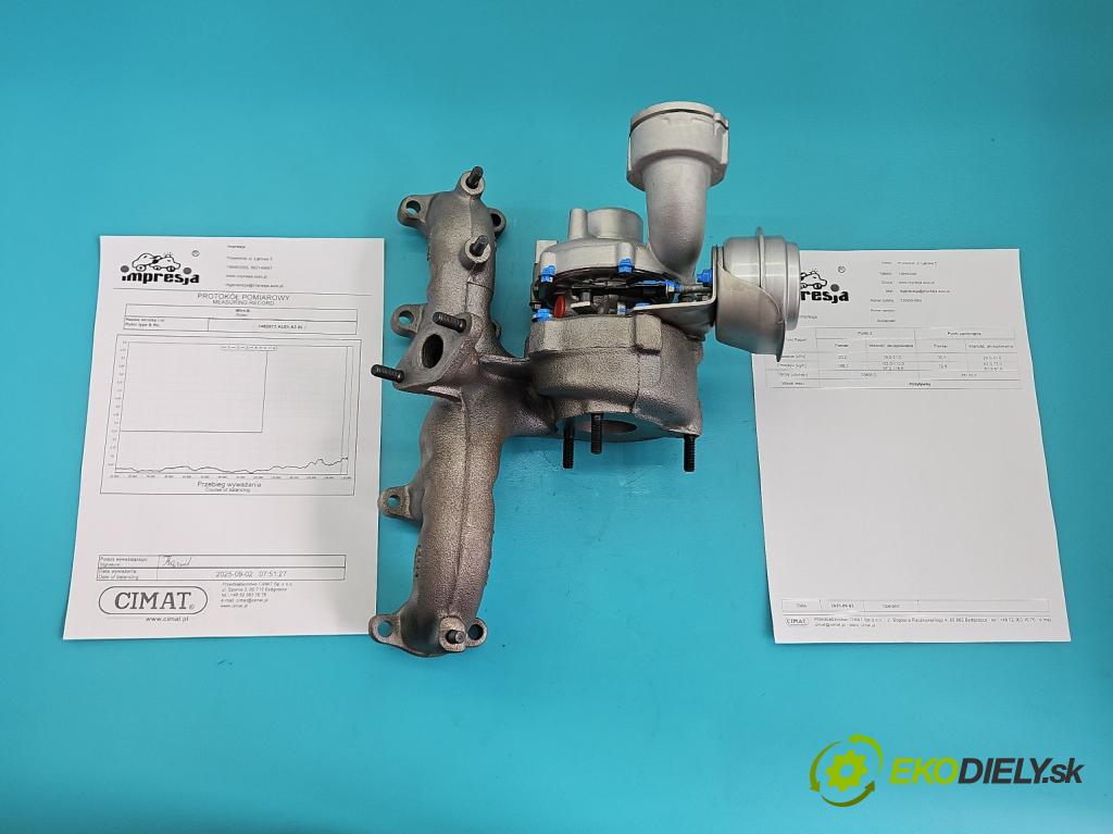 Audi A3 8L 1996-2003 1.9 tdi 131 hp manual 96 kW 1896 cm3 3- Turbodmychadlo repasováno 720855-1
