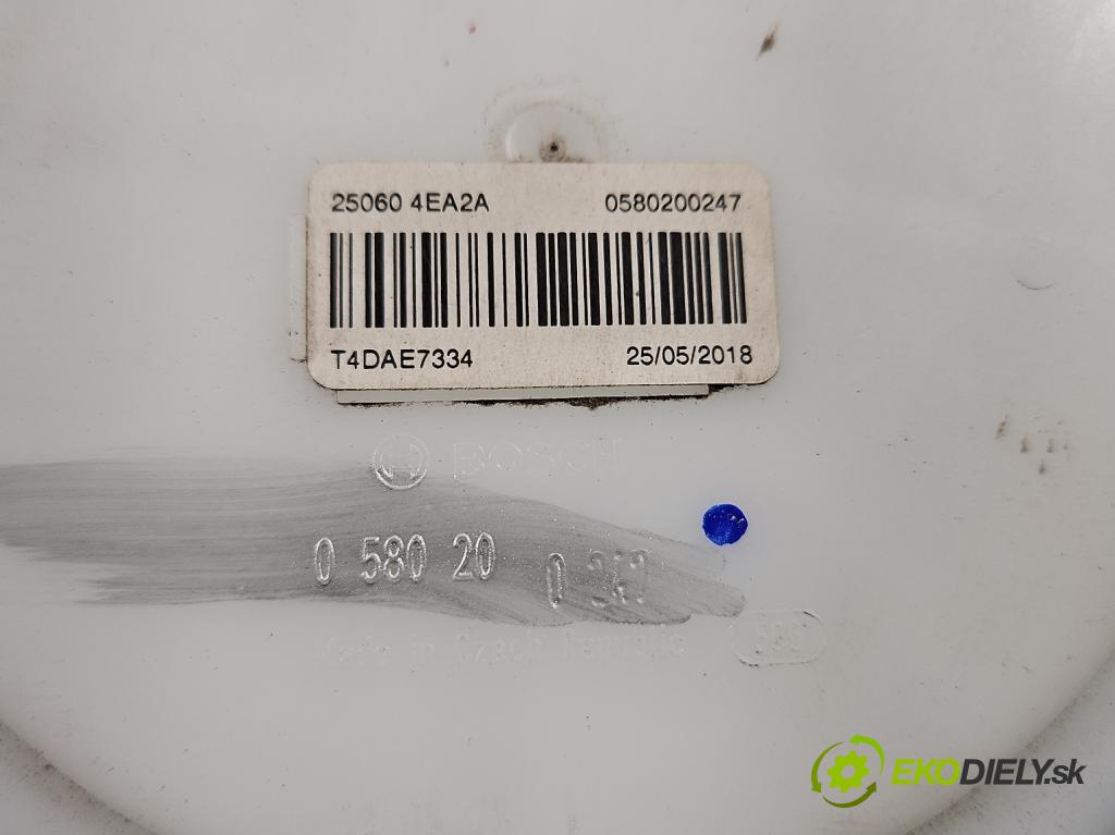 Nissan Qashqai II J11 2013-2021 1.2 T 116 HP manual 85 kW 1197 cm3 5- snímač úroveň: palivo 250604EA2A (Snímač)