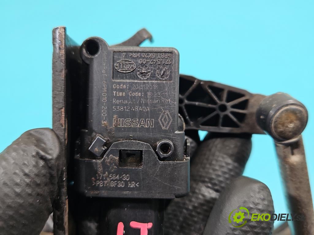 Nissan Qashqai II J11 2013-2021 1.2 T 116 HP manual 85 kW 1197 cm3 5- snímač nastavenia xenon 53812-4BA0A (Snímač)
