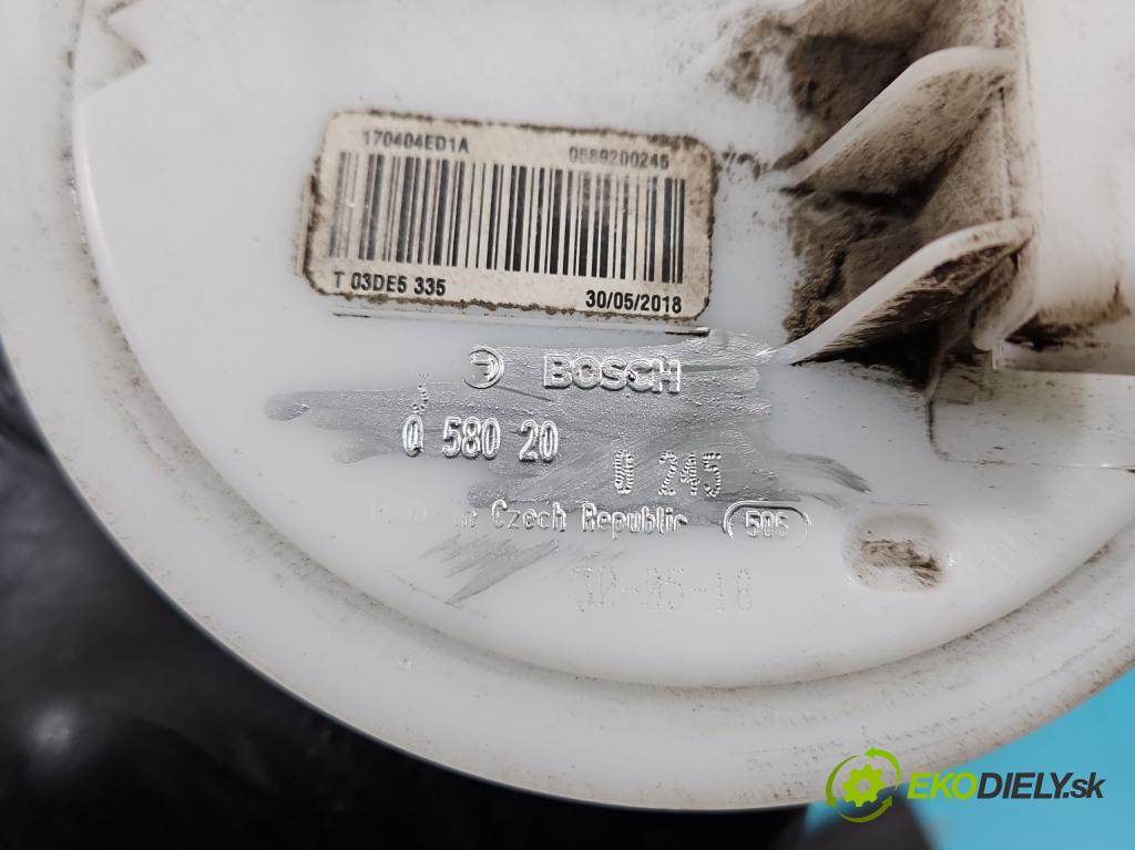 Nissan Qashqai II J11 2013-2021 1.2 T 116 hp manual 85 kW 1197 cm3 5- čerpadlo paliva 0580200245