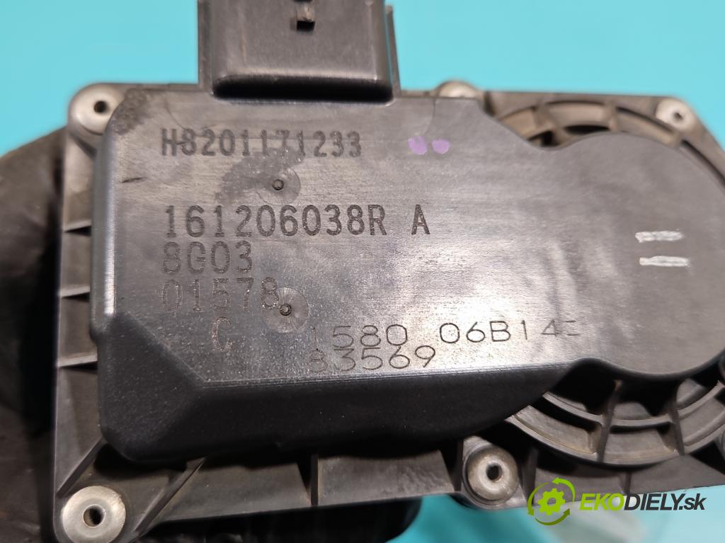 Dacia Sandero II 2012-2020 0.9 Tce 90 HP manual 66 kW 898 cm3 5- klapka 161206038R (Škrtiaca klapka)