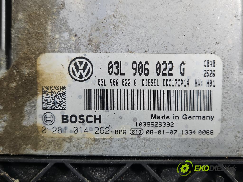 Vw Tiguan I 2007-2016 2.0 tdi 140 HP automatic 103 kW 1968 cm3 5- riadiaca jednotka motora 03L906022G