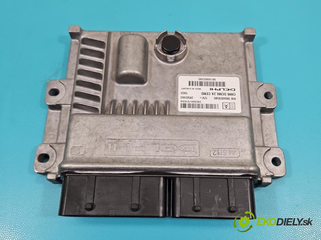 Peugeot 508 I 2010-2018 2.0 hdi 150 HP manual 110 kW 1997 cm3 4- riadiaca jednotka motora 9816860380