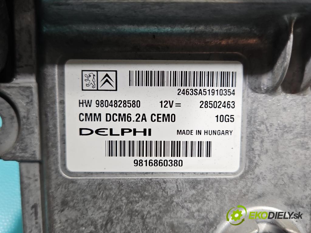 Peugeot 508 I 2010-2018 2.0 hdi 150 HP manual 110 kW 1997 cm3 4- riadiaca jednotka motora 9816860380