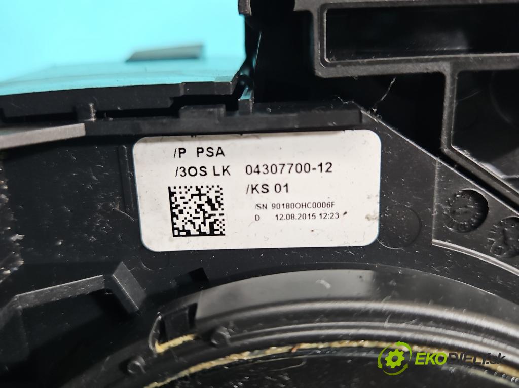 Peugeot 508 I 2010-2018 2.0 hdi 150 HP manual 110 kW 1997 cm3 4- prepínač komplex: 98112068ZD (Prepínacie páčky pod volantom)