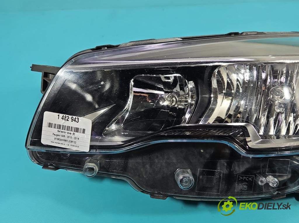 Peugeot 508 I 2010-2018 2.0 hdi 150 HP manual 110 kW 1997 cm3 4- Reflektor: ľavý 9807241280 (Kľučka dverí ostatné)